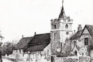 Église de Brighstone I.O.W., 2008 - Vincent Alexander Booth
